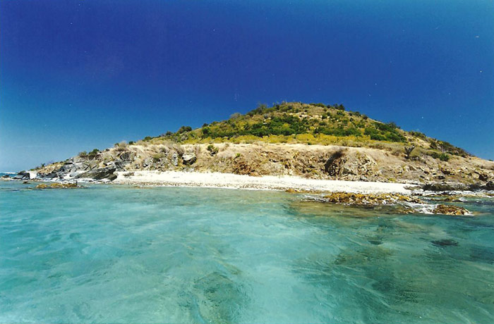 view of beach at lovango cay