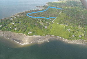 click to see photos and more info on land for sale on old steamboat road sedgwick maine